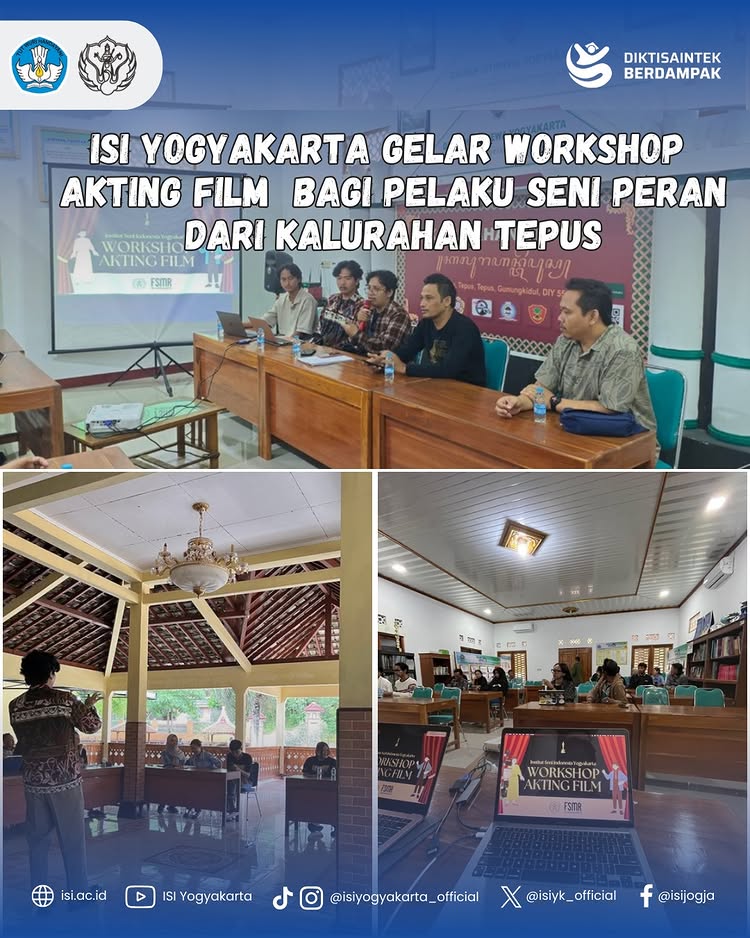 Workshop Akting film Bagi Pelaku Seni Peran Dari Kelurahan Tepus